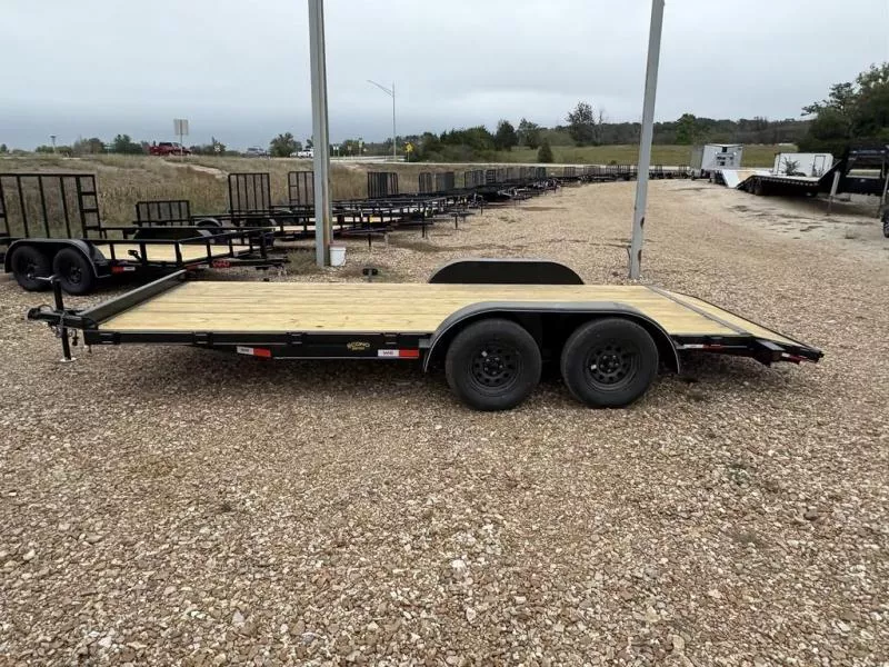 2026 WD Trailer WD TRAILER MFG 83X18 CARHAULER Flatbed Trailer