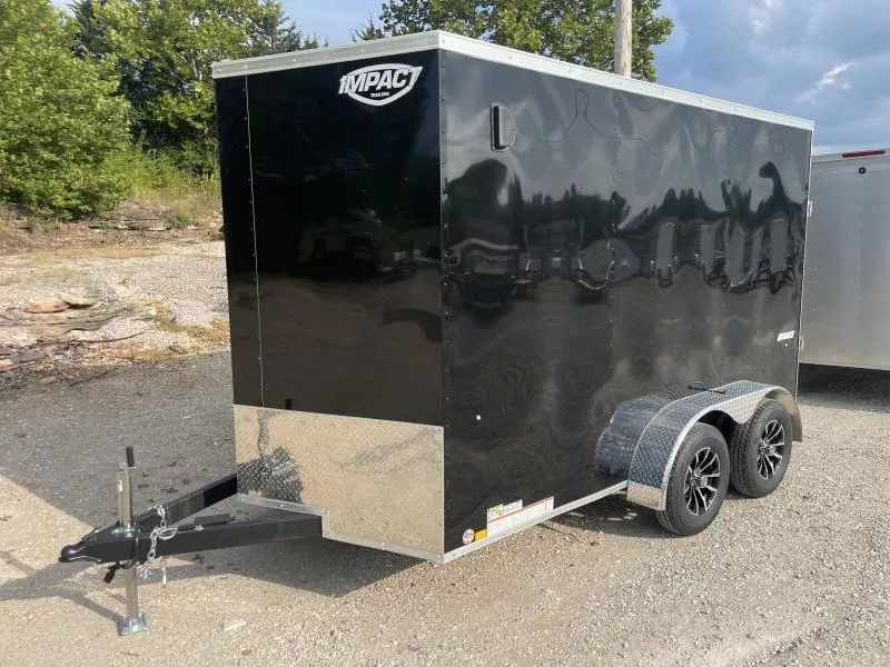 2026 Impact Trailers Quake 7x12 Cargo / Enclosed Trailer