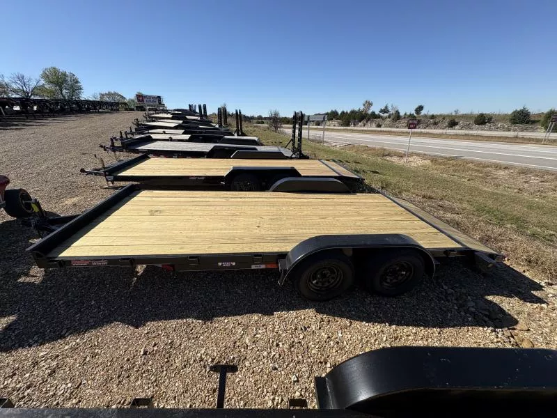 2026 WD Trailer WD TRAILER MFG 83X18 ECONO CARHAULER Flatbed Trailer