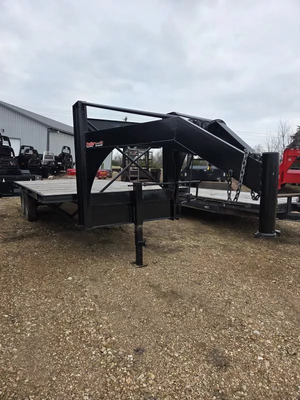 1996  DODE GOOSENECK 96X20  Deckover Trailer