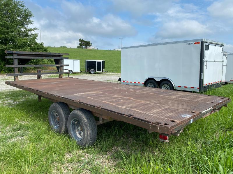 1984 Homemade GOOSENECK DECKOVER Flatbed Trailer 1984 Homemade GOOSENECK DECKOVER Flatbed Trailer