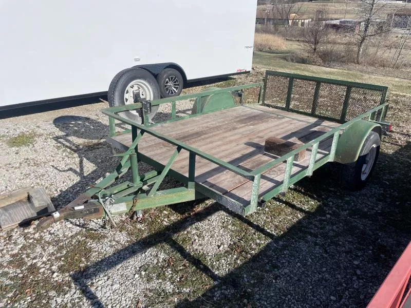 2005 76X10 SINGLE AXLE Utility Trailer