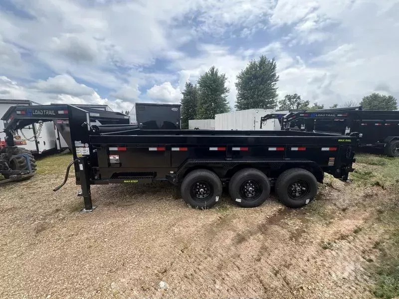 2025 Load Trail LOAD TRAIL 83X16 GOOSENECK LOW PRO SCISSOR HOIST DUMP Dump Trailer