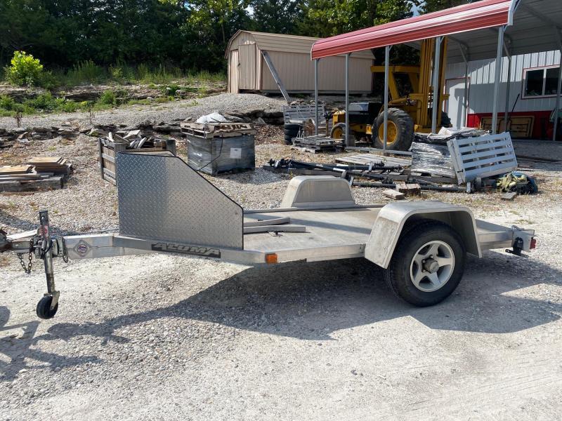 2009 Aluma MC10 SINGLE BIKE MOTORCYCLE Utility Trailer 2009 Aluma MC10 SINGLE BIKE MOTORCYCLE Utility Trailer