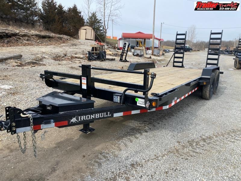 2022 Iron Bull 83X22, 14K, STAND UP RAMPS, 2' DOVE, 10K JACK, SPARE MOUNT, TOOL BOX IN TONGUE, 4 D RINGS Equipment Trailer 2022 Iron Bull 83X22, 14K, STAND UP RAMPS, 2' DOVE, 10K JACK, SPARE MOUNT, TOOL BOX IN TONGUE, 4 D RINGS Equipment Trailer