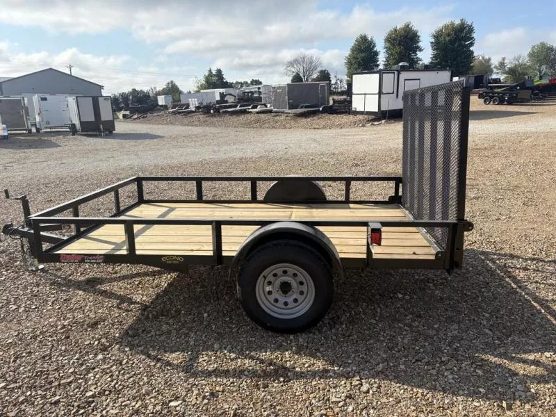 2026 WD Trailer WD TRAILER MFG 77X10 ECONO Utility Trailer