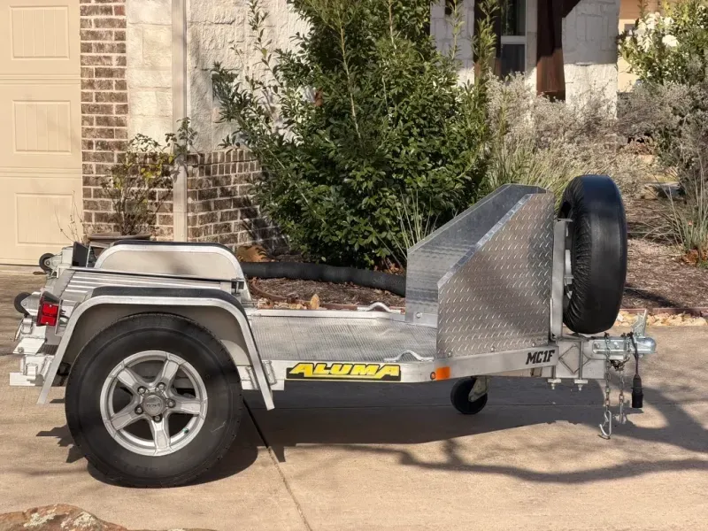 2024 Aluma MC1F Motorcycle Trailer