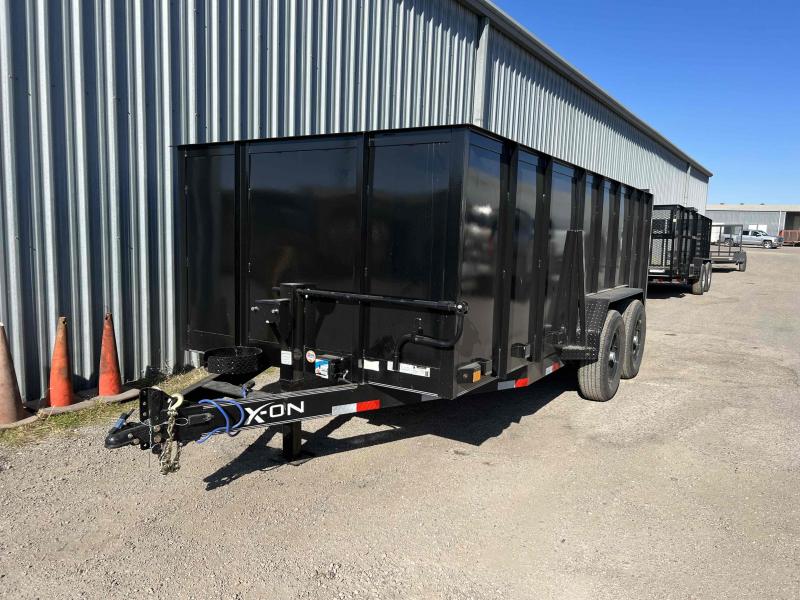 2023 XOn Trailers Landscape Trailer FabCon Products Dump, Flatbed