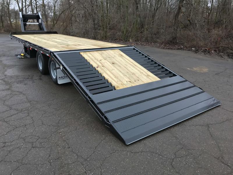 2014 Moritz International 20+5' Gooseneck Flatbed Trailer 1sgnx2