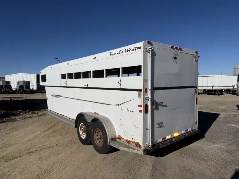used Stock / Stock Combo Trailers Trails West Manufacturing  for sale, in Pocatello, ID Thumbnail 2