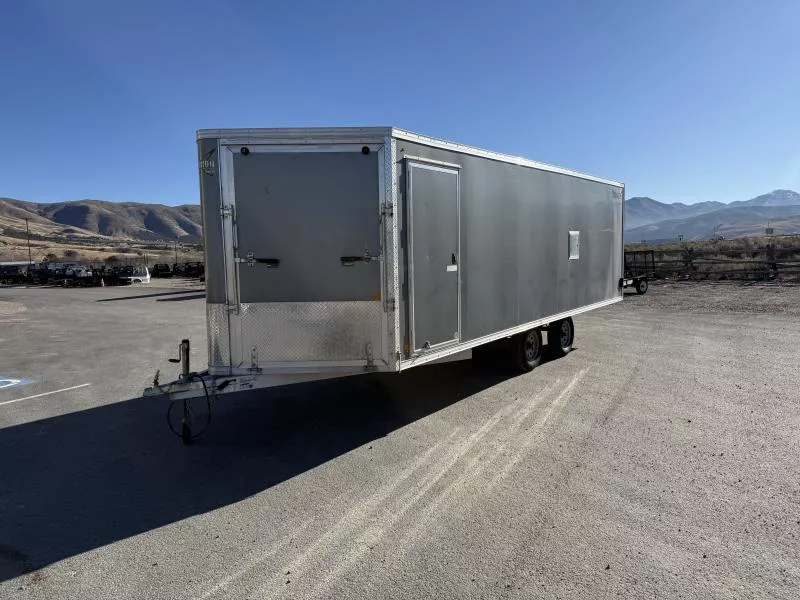 2016 Mission MES 101"X24' Deckover Snowmobile Trailer