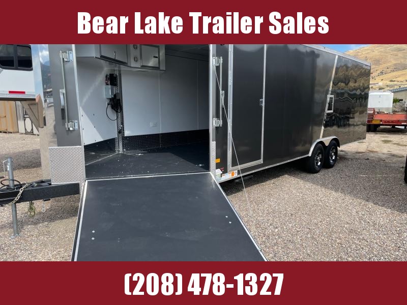 2023 Wells Cargo STMS 85x30 Snowmobile Trailer Idaho Trailer