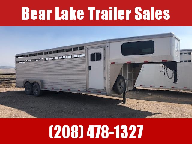2016 Titan Trailers 24' Aluminum Stock Combo Livestock Trailer 2016 Titan Trailers 24' Aluminum Stock Combo Livestock Trailer
