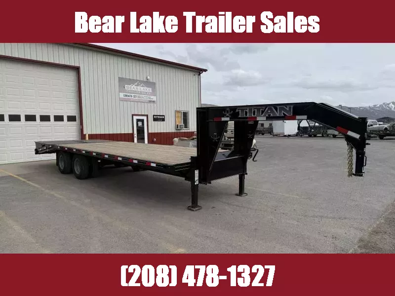 2025 Titan Trailers 26' 20k Ruffneck Flatbed Trailer