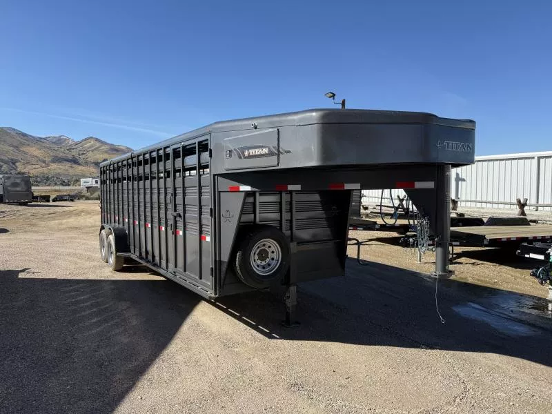 2026 Titan Standard 24' Stock Trailer