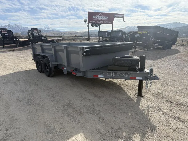 2026 Titan Trailers 14' 3.0 Bumper Pull Dump Trailer