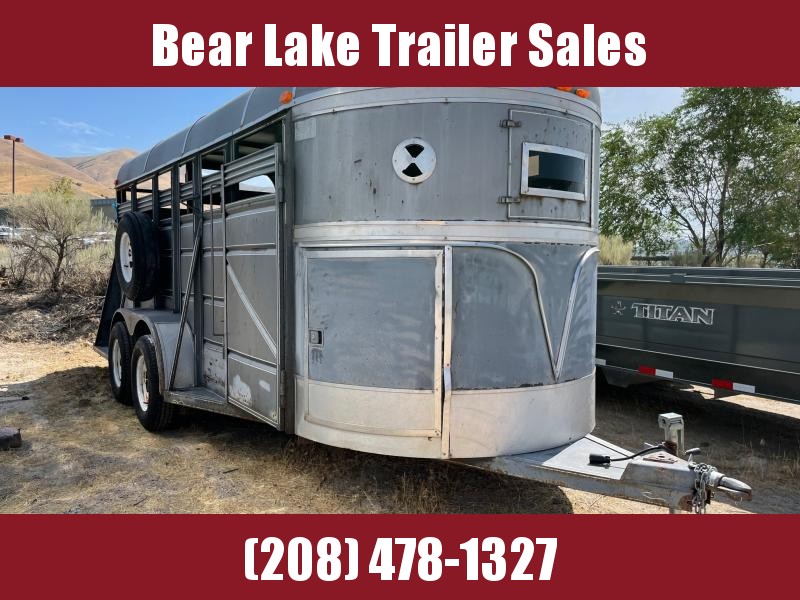 1994 Ponderosa 16 BP Stock Trailer 1994 Ponderosa 16 BP Stock Trailer
