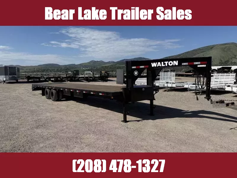 2025 Walton Trailers 35' 24K Gooseneck  Flatbed Trailer