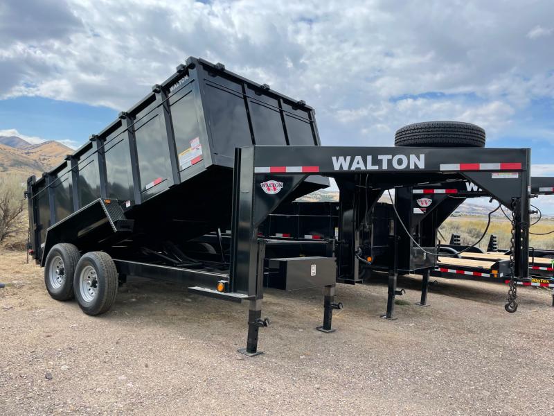 2022 Walton14k Gooseneck Dump Trailer New and used trailers sales Idaho, Wyoming, Montana