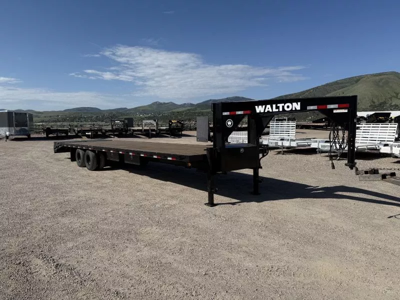 2025 Walton Trailers 35' 24K Gooseneck  Flatbed Trailer
