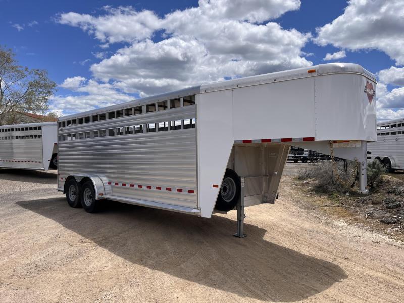  2023 Hart 7.5'x20' Stock Trailer 