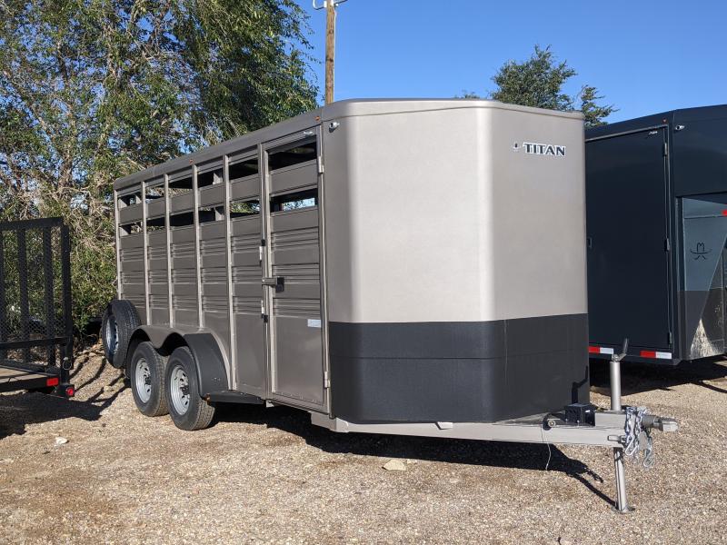 2026 Titan Challenger 6'8"x16' Stock Trailer