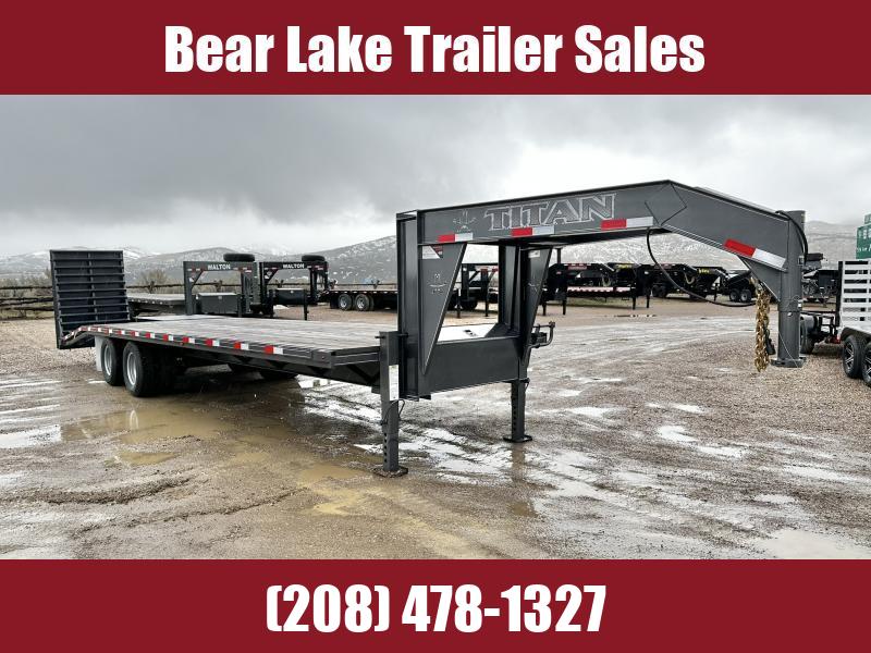 2024 Titan Ruff neck 24'+6' 20k Flatbed Trailer 1706918711