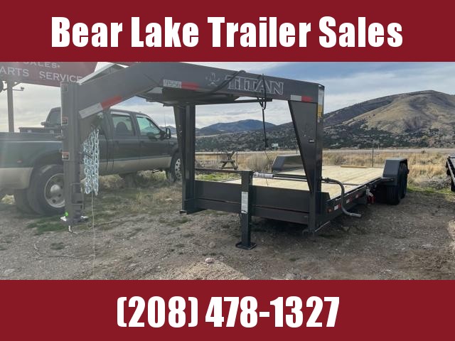 2022 Titan Trailers Gooseneck Tilt Utility Trailer 2022 Titan Trailers Gooseneck Tilt Utility Trailer
