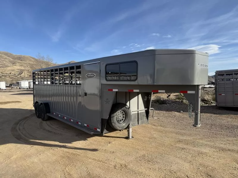 2026 Titan Trailers Rancher 24' Stock / Stock Combo Trailer