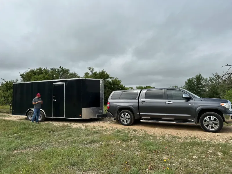 used Cargo (Enclosed) Trailers Covered Wagon Trailers  for sale, in Mckinney, TX Thumbnail 3