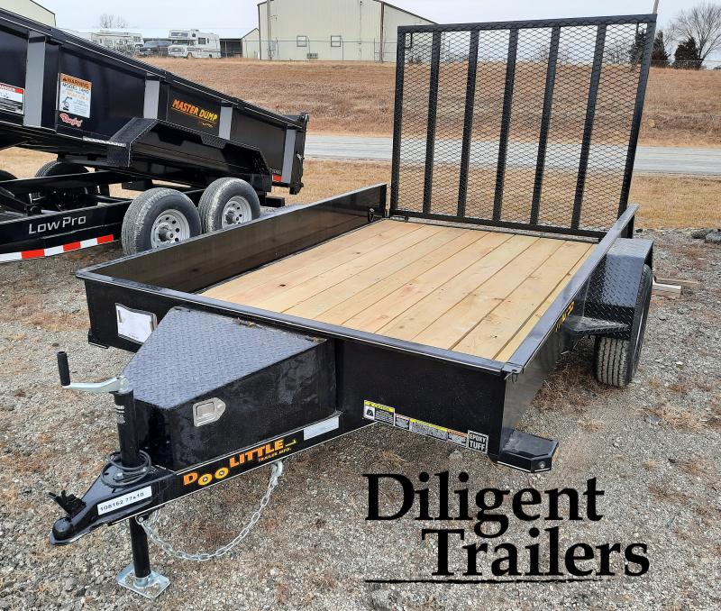 2022 Doolittle Trailer Mfg 77" x10' Steel Sided Single Axle 3.5K Utility Trailer 2022 Doolittle Trailer Mfg 77" x10' Steel Sided Single Axle 3.5K Utility Trailer