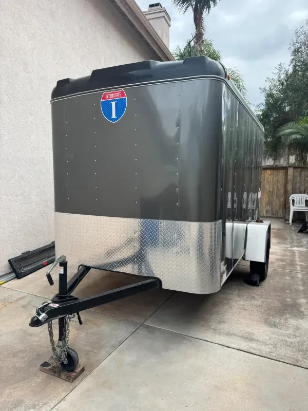 2023 Victory Trailer Single Axle 6x10 Rear Ramp with Right Side Door Motorcycle / Cycle Trailers