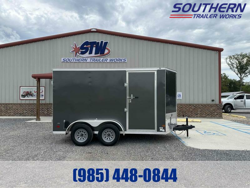 2023 Covered Wagon 6x12 Tandem Axle Enclosed Trailer Trailers for