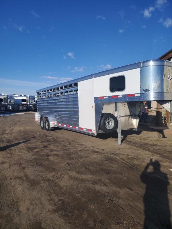 2020 Exiss Trailers STC7024 24' Stock combo Horse Trailer 2020 Exiss Trailers STC7024 24' Stock combo Horse Trailer