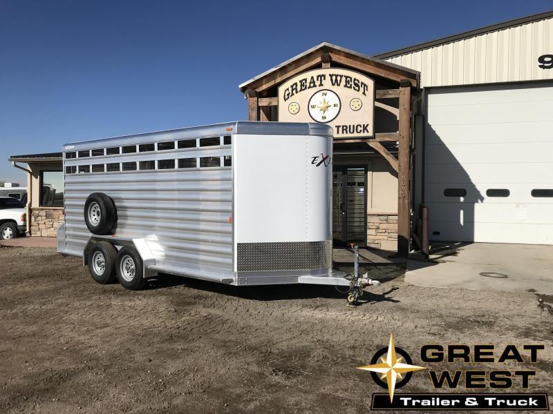 2019 Exiss Trailers 16 Stock Trailer Bumper Pull Livestock Trailer 2019 Exiss Trailers 16 Stock Trailer Bumper Pull Livestock Trailer