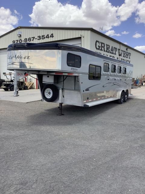 2017 Trails West 20ft. 4 Horse Stock / Stock Combo Trailer 2017 Trails West 20ft. 4 Horse Stock / Stock Combo Trailer