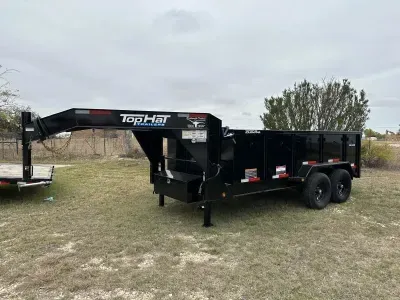 2027 Top Hat 7 x 14' GN Dump Specialty Trailer