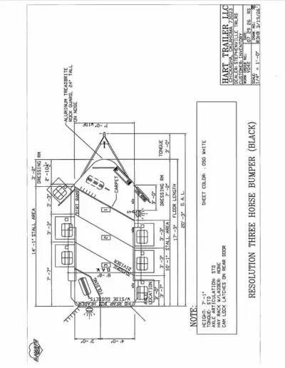 2027 Hart Trailers Resolution 3H BP