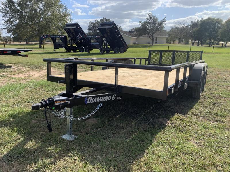 2021 Diamond C Trailers 83X16 UTILITY 4' BI FOLD GATE 2021 Diamond C Trailers 83X16 UTILITY 4' BI FOLD GATE