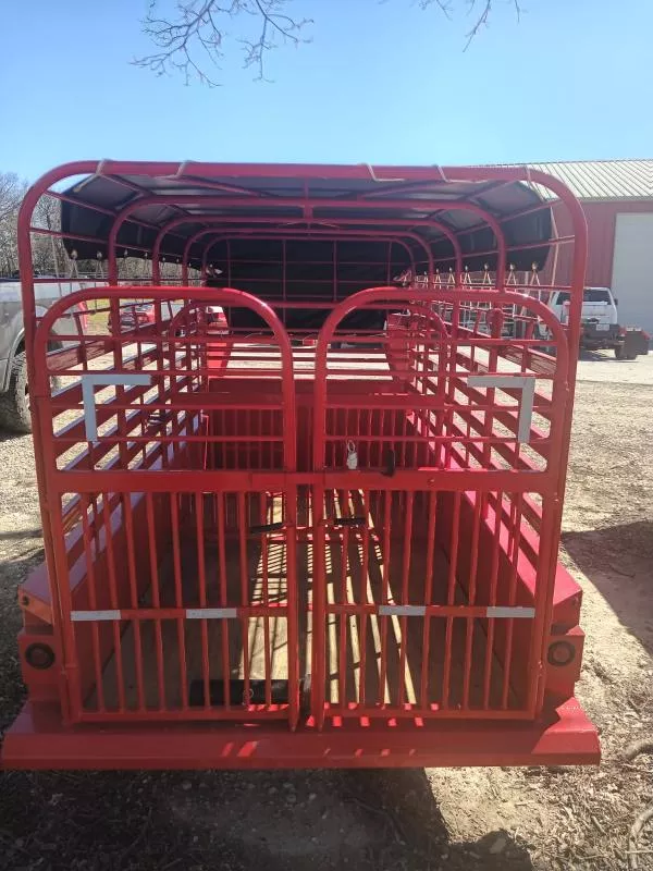 2025 Delco Trailers 8' 8' GOAT TRAILER Stock / Stock Combo Trailer