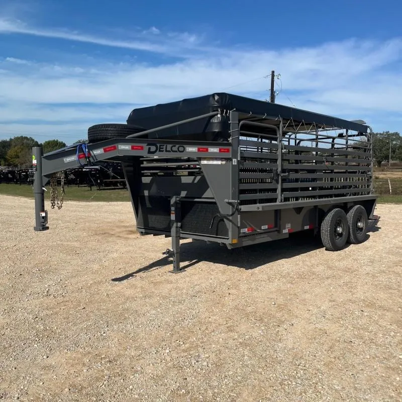 2026 Delco Trailers 16' B816 Stock / Stock Combo Trailer