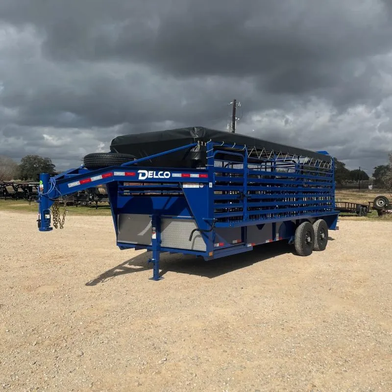 2026 Delco Trailers 20' B820 Stock / Stock Combo Trailer