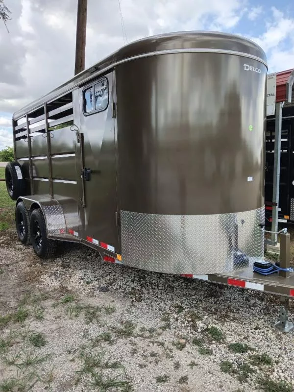 2024 Delco Trailers 16' 16' HORSE TRAILER Horse Trailer