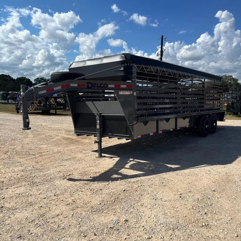 2026 Delco Trailers 24' B824 Stock / Stock Combo Trailer