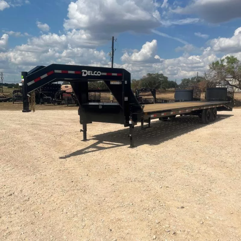2026 Delco Trailers 30' F130 Flatbed Trailer