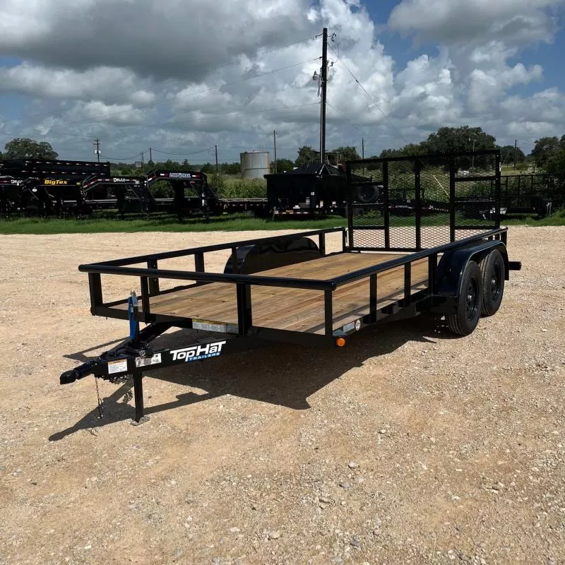 2025 Top Hat Trailers 14' MP14X83-7E-R Utility Trailer