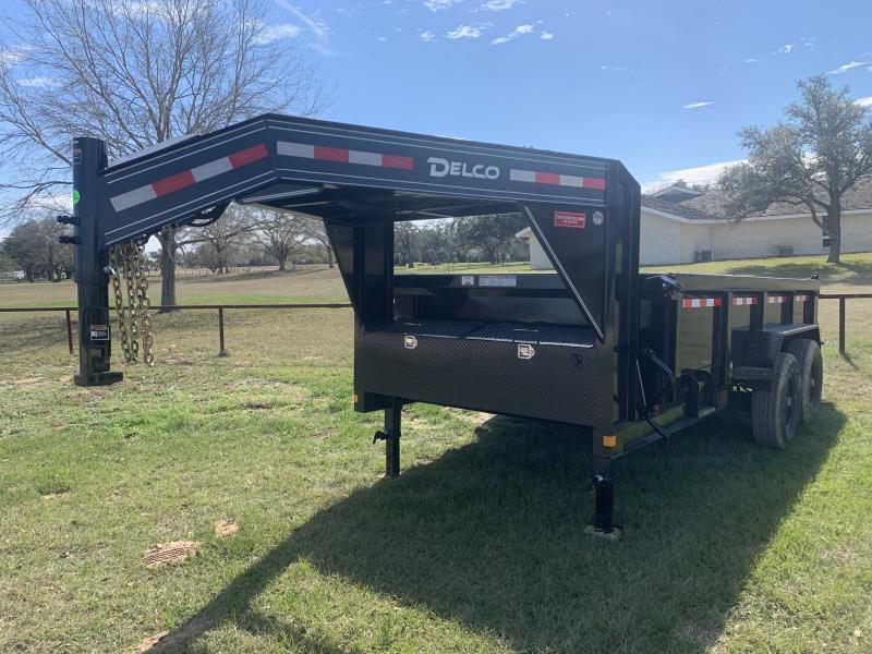 2021 Delco Trailers 83X14 GOOSENECK DUMP 14K The Trailer Lot