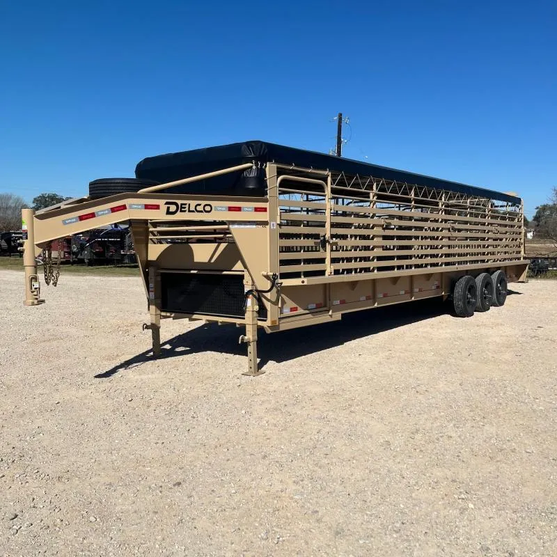 2026 Delco Trailers 32' B832 Stock / Stock Combo Trailer