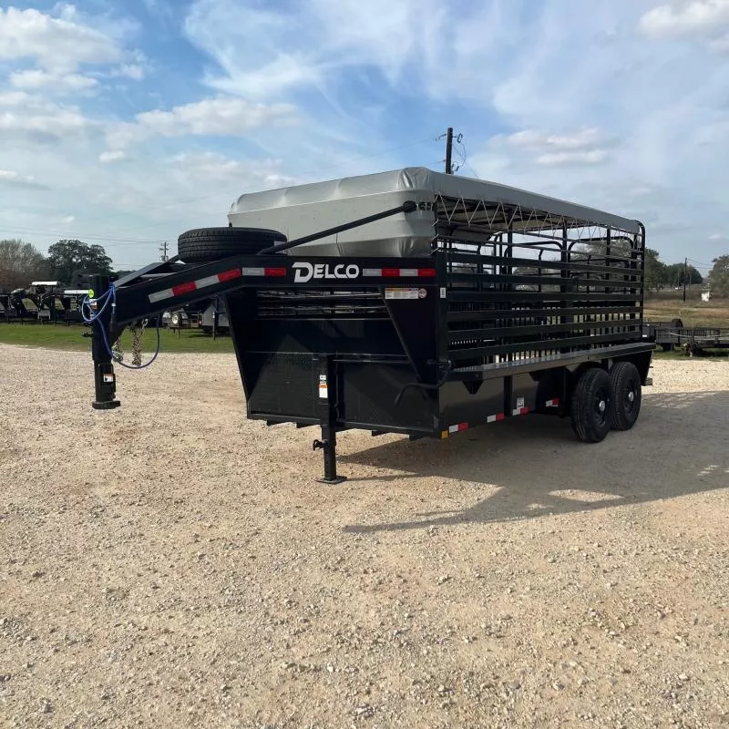 2026 Delco Trailers 16' B816 Stock / Stock Combo Trailer
