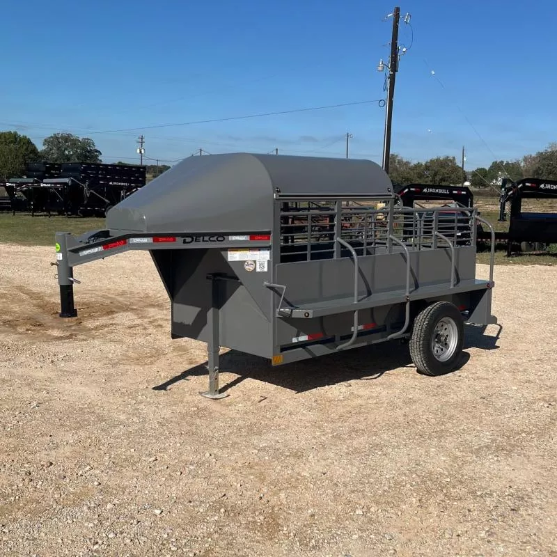 2026 Delco Trailers 8' PG08 Stock / Stock Combo Trailer